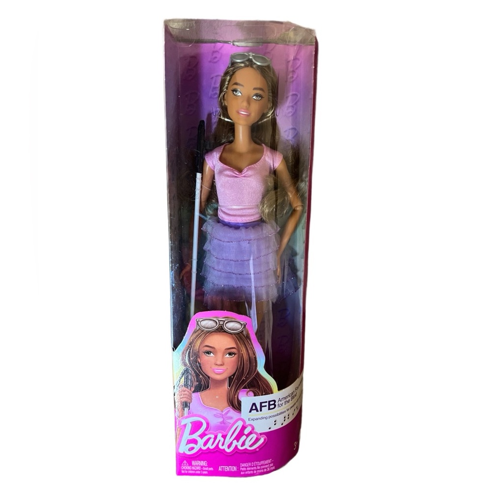 Mattel Barbie Fashionistas Doll
#228 Blind AFB Cane Sunglasses
New In Box